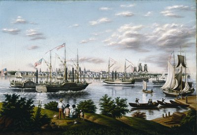 View of Detroit in 1836, 1836-37 by American School